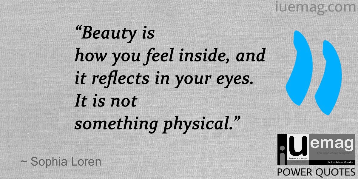 quotes that reflect your inner beauty - Quotes About Beauty