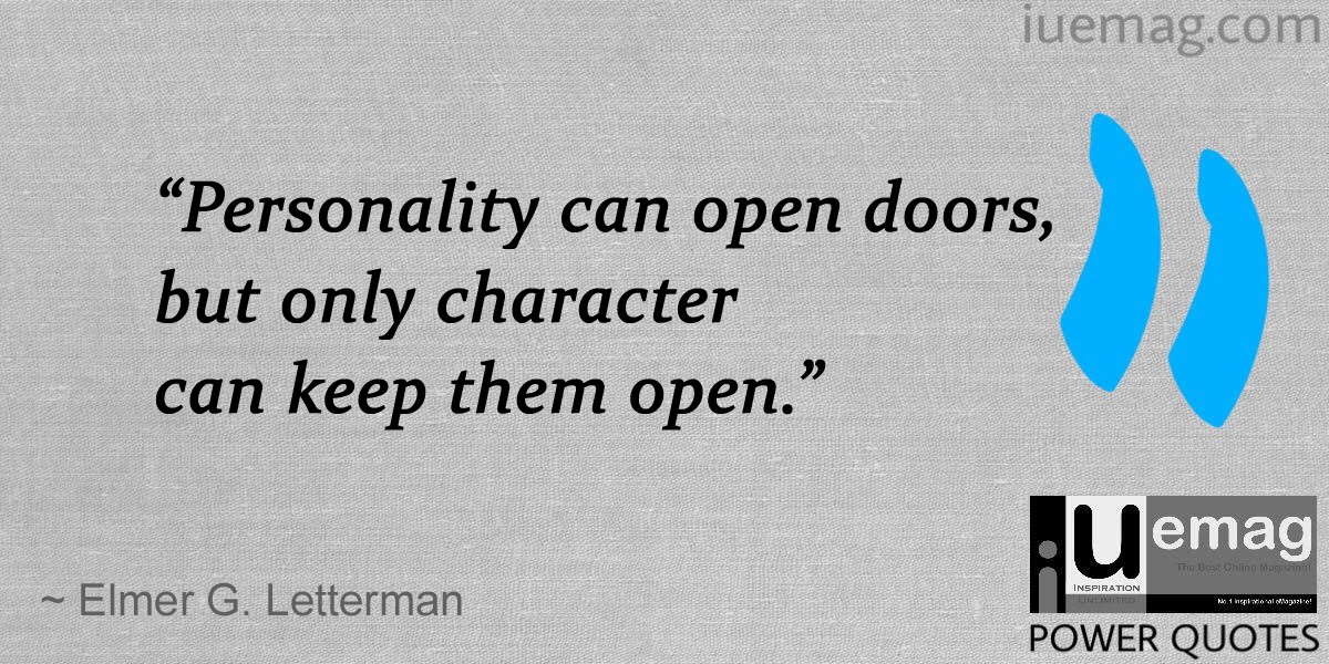 Power Quotes: Build A Lasting Character