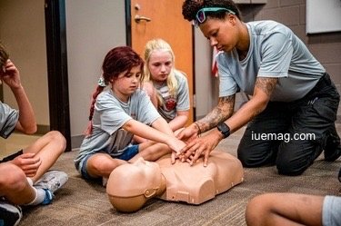 Emergency situation CPR training