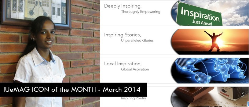 Jeevitha DM, IUeMag ICON of the MONTH March 2014