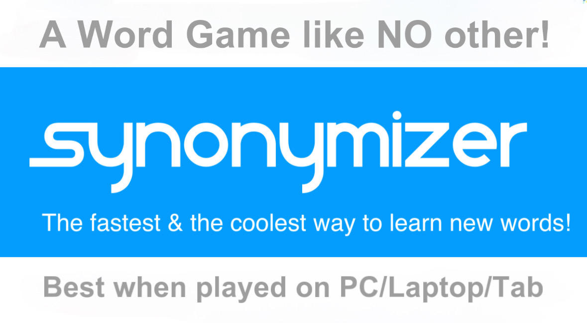 Synonymizer Word Game from Inspiration Unlimited