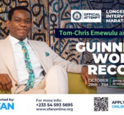 EdTech Pioneer Tom-Chris Emewulu Aims for Guinness World Record