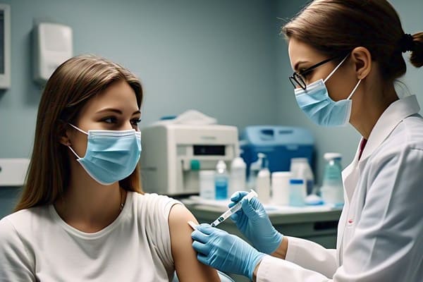 a_person_receiving_a_vaccine_through_injection-Transformative Role of mRNA Vaccines and AI in Modern Medicine
