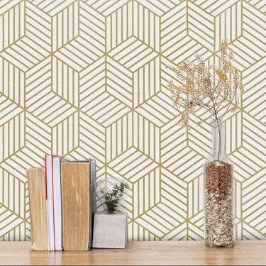 MelunMer Geometric Peel and Stick Wallpaper
