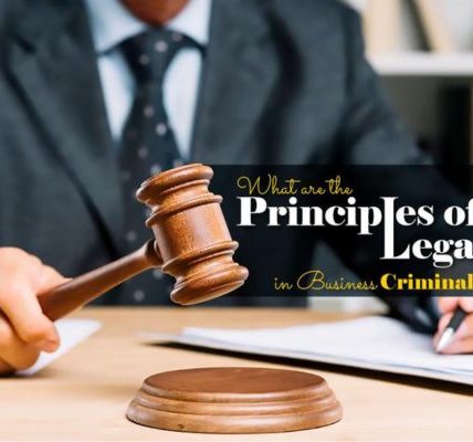 What are the Principles of Legality in Business Criminal Law?