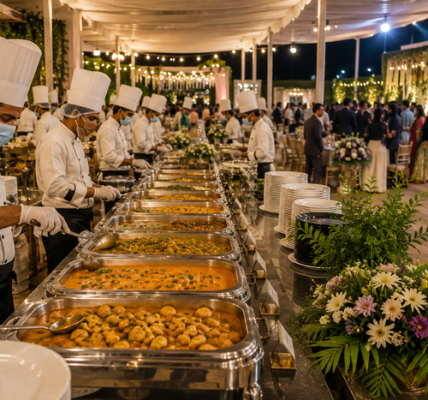 How Professional Caterers Like Swaad Caterers Manage Large Guest Counts Without Compromising Quality