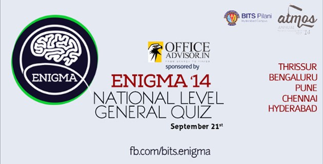 Enigma 2014, national level general quiz